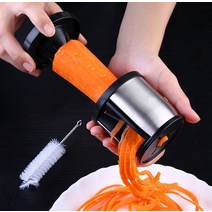 스파이럴라이져 스테인리스 돌돌이 채칼 당근채썰기 슬라이서 야채누들, 원