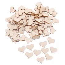 shangren 나무 심장 조각 꾸밈 결혼식 방명록 Signin 게스트 인사말, 스타일 01