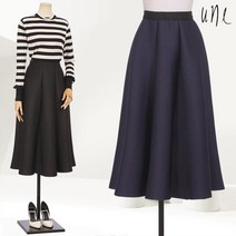 윈 UNE절개라인플레어쿠션지햅번스커트