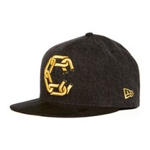 [가방팝] 크룩스앤캐슬 Fitted Cap BLK DENIM