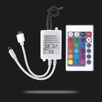 삼항LED RGB LED컨트롤러모듈+무선리모컨 세트, 24V