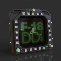 F/ A-18C 범블비 조종석 시뮬레이션 비행 DDI 및 기타 DCS 또는 팔콘 BMS, 한개옵션1, 02 Without screen