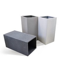 마이플랜트 플라스틱 테라조 화분 고강도 대형화분, 화이트