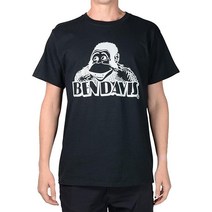 Ben Davis 남성용 데코 티셔츠 블랙., Black_X-Large