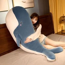 성인애착 바디필로우 범고래베개 바디플로우 긴배게150CM, 푸른고래