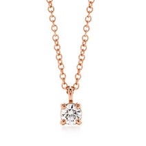 TIFFANY&CO티파니앤코 솔리테어 다이아몬드 펜던트 로즈골드 목걸이 60007654 24274061