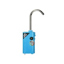 산소 펌프 자동 감지 LED 조명 물 산소 펌프 USB 충전 여러 색상 이중 모드 산소 증가 도구, Blue