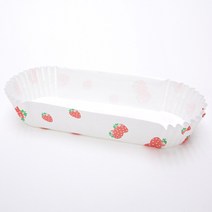 다포장 KIL 타원주름컵 3종 베이킹틀 머핀컵 100개, 약100개, 딸기