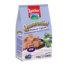 로아커 콰드라티니 웨하스 블루베리요거트 110g, 3개