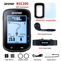 오운완 도우미 속도계 IGPSPORT-BSC100S BSC200 bluetooth 5.0ant 스포츠 사이클 컴퓨터 스피드 케이던스 심박수 작동, [04] 100S Group B