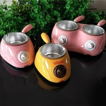 퐁듀기계 치즈 초콜릿 워머 멜팅 중탕기, 핑크 단품, 1개