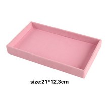 벨벳 보석 보관 트레이 디스플레이 홀더 스탠드 팔찌 목걸이 반지 상자 쇼케이스 서랍 정리, [08] 8
