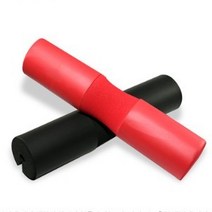 LF 조립식 아령 덤벨EVA바벨패드 바패드 어깨패드 개인바벨패드 중량조절 조립식덤벨 마트 뎀벨 거치대, 레드