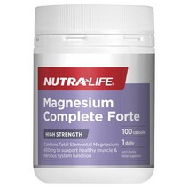 뉴트라 라이프 마그네슘 컴플리트 포르테 호주 영양제 100정 NutraLife Magnesium Complete Forte