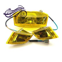 오토바이 혼다 DIO 50cc AF17 AF25 스쿠터 조명 헤드 라이트 방향 지시등 표시등, 02 YELLOW