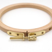 엔조이스티치/ 프랑스자수 원목수틀-7.5 10.5 12.5 15.5 18cm/ 프리미엄 원목수틀, 12.5cm