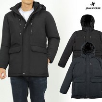 쟌피엘 [JEAN PIERRE] 심플 후드탈부착 점퍼패딩 Model No_J2-2E091