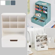 다꾸 필기도구 심플거치대 부품 보관함 필기구정리 심플펜트레이 펜받침대, 1개, 프러시안 블루