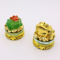 재물을 불러오는 삼족두꺼비장식품 인테리어소품-72394EA, 돌팡 옥두꺼비