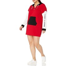 타미힐피거 직구 정품 남성 프렌치 테리 컬러블록 후드티 스니커즈 드레스 블랙스칼렛.