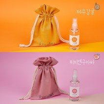 앤더홈즈 1+1 섬유향수 과일향 제주감귤 룸스프레이 100ml 드레스퍼퓸, 1set, 제주감귤+피치앤구아바