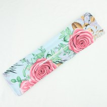 볼륨 물결 고데기 전기머리인두 롤브러쉬 오토롤링 deft bun hair band diy 도넛 메이커 여자 여성 인쇄 매듭이 있는 유연한 트위스터 스타일링 도구 머리띠 컬러, 꽃무늬 5