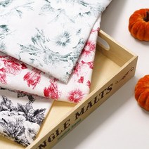 일본 수입 양장지 면 스판 자카드 닛포리 008 - 3색, 레드