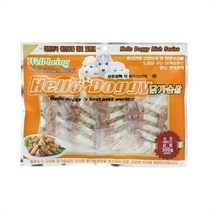 브랜드없음 쌀가루 담은 치킨스틱 벨형 3개 강쥐간식 단백질간식, 기본, 선택완료, 선택완료