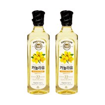 해표 프리미엄 카놀라유 유채유 식용유 500ml x 2개
