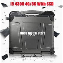 노트북 컴퓨터 Getac B300 i5 4g 8g Ram 4 세대 태블릿 PC 진단용 완전 강화 3 중, 02 4g with 256gssd