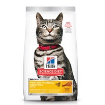 힐스 사이언스다이어트 어덜트 유리너리 헤어볼 컨트롤 고양이 사료 1.6kg, 7개