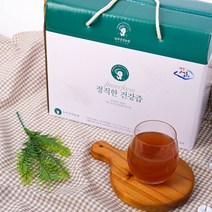 정직한 무즙 무시래기즙 무청 함유 100ml 50포 무우 진액, 파우치칼 포함