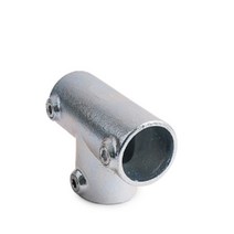 파이프 연결 클램프 T자 40A 실버 아시바조인트 DIY 쇠봉