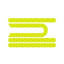 외발전동휠 4pcs 스쿠터 앞 뒷바퀴 타이어 커버 허브 xiaomi mijia m365, 노랑, 협력사