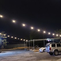 국산 스트링라이트 75M 파티라이트 야외조명 펜션조명 루프탑조명 카페조명 캠핑조명 연등선, 블랙, 75M 소켓70개-1M간격