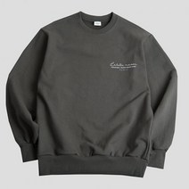 JIPSY 시그니처 라베르메종 맨투맨 -스모키 차콜- signatured labelle sweat shirts. -smoke charcoal-