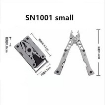 SOG-SN1001/SN1011 EDC 다기능 공구 플라이어 벨트 접이식 나이프 자기 방어 전술 생존 야외 캠핑, [01] SN1001