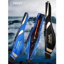 경량 큰 벨리로드 가방 바퀴 분해 필요 없는 낚시 장비 가방 하드 쉘 낚싯대 가방, 1미터 블랙