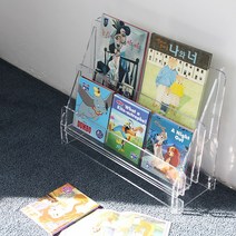 아크리코 전면2단책장 전면책장 책꽂이 아크릴책장 미니책장 유아책장 키즈책장 아기책장