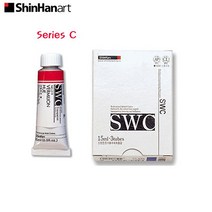 신한 SWC 전문가용 수채화물감 15ml 낱색 C시리즈 (1개), 843 카드뮴 옐로 오렌지