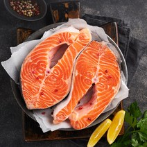 국내산 통영 연어 구이용 스테이크용 400g, 연어1600g, 1개