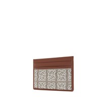루이까또즈 여성 브라운 실롱 소가죽 자카드 양면 카드지갑 SR1MG05FI1TA