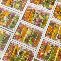 [굿잇츠] 오색쌀강정 5개입세트, 리본포장 + 선물가방