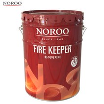 노루페인트 화이어키퍼 방염페인트 유성 수성 투명 백색 18L, 수성무광투명