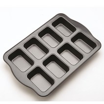 비앤씨마켓 코팅좋은 미니파운드틀(8구 36X24cm), 1개