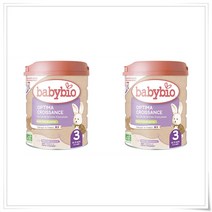 BABYBIO Babybio optima 3 growth milk 베이비바이오 옵티마 3 성상 분유 800g 2개