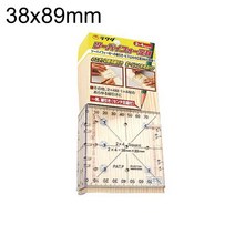 투바이포용 스퀘어 연귀자 라쿠다 38x89mm 측정공구 DIY 수리 부품