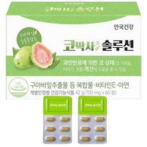 안국건강 코박사 솔루션 700mg x 60정 구아바 잎 추출물 함유 258608