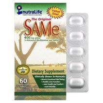NutraLife 뉴트라라이프 The Original SAMe 400mg 장용 코팅 정제 60정