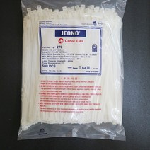 전오 케이블타이 선정리 국산 270MM 500개 전선정리, 270MM(500개 ), 백색